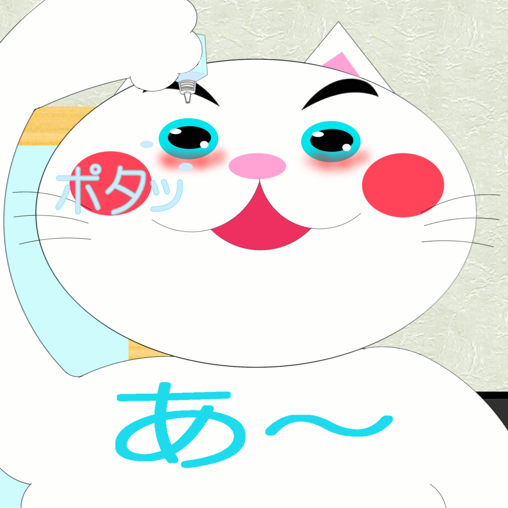 「なまねご」のワンポイント方言-目薬が苦手なレオ君